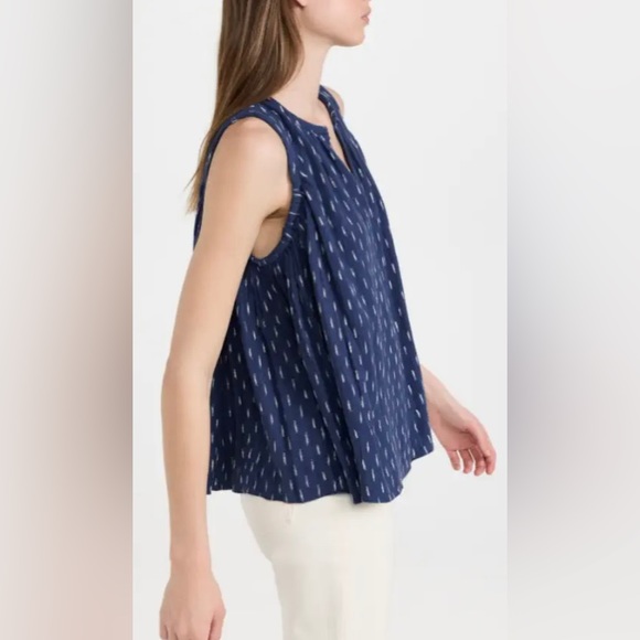 NWT FAHERTY ELIZA TOP SIZE SMALL IN IKAT - Picture 9 of 11